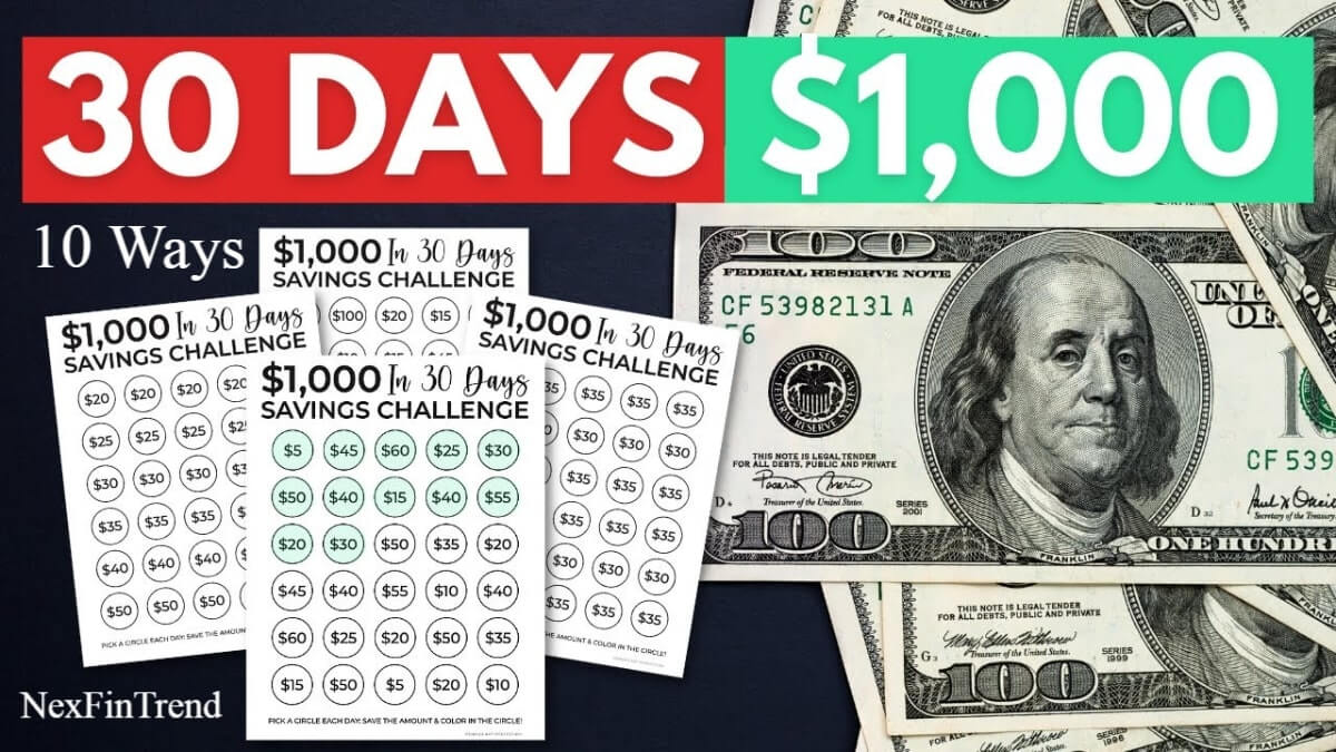 10 Simple Ways to Save $1,000 in 30 Days Without Sacrificing Your Lifestyle